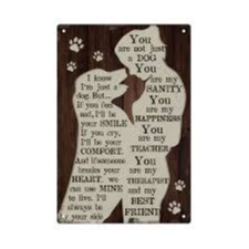 Dog Vintage Metal Tin Sign, Love Dag Wall Art Decor For Home