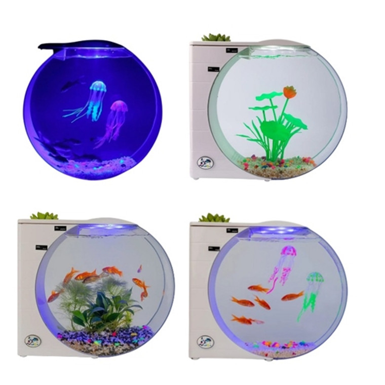 Round Fish Tank 10L 35*31*12