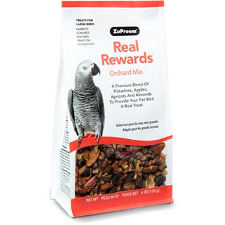 Real Reward Large Parrot Treats - Orchard Mix 170g