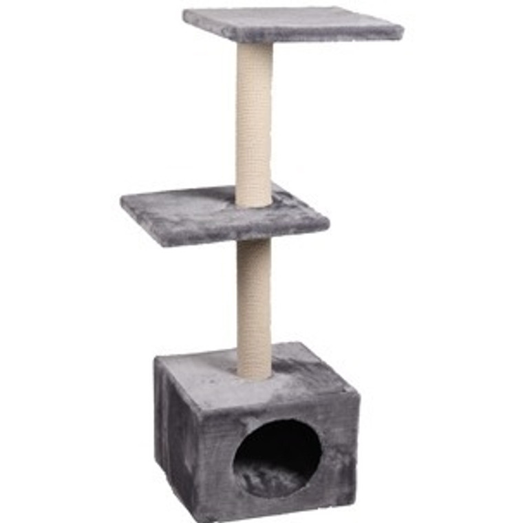SCRATCHING TREE DALTO GREY 35x35x104,5CM