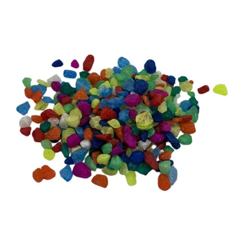 Polished color Stone Mix chips10kg /Bag (.5-1 cm)