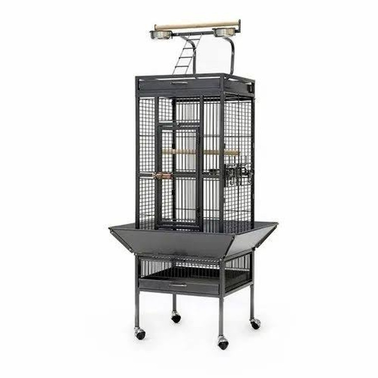 Dayang Bird Cage (A11) - 82 x 77.4 x 164cm[Dimension - 82 x 77.4 x 164cm]-Black