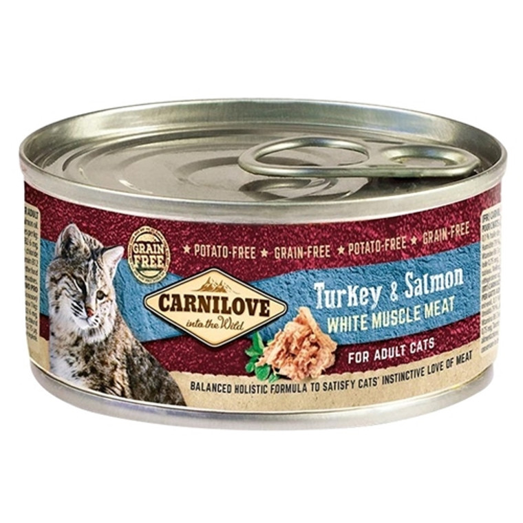 Carnilove Turkey & Salmon for Adult Cats (Wet Food Cans) 100g