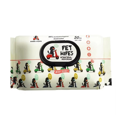 Harry Puppy 50 Pcs Pet Wipes 15x20 CM (Fragrance-Mint)  (0 Reviews)