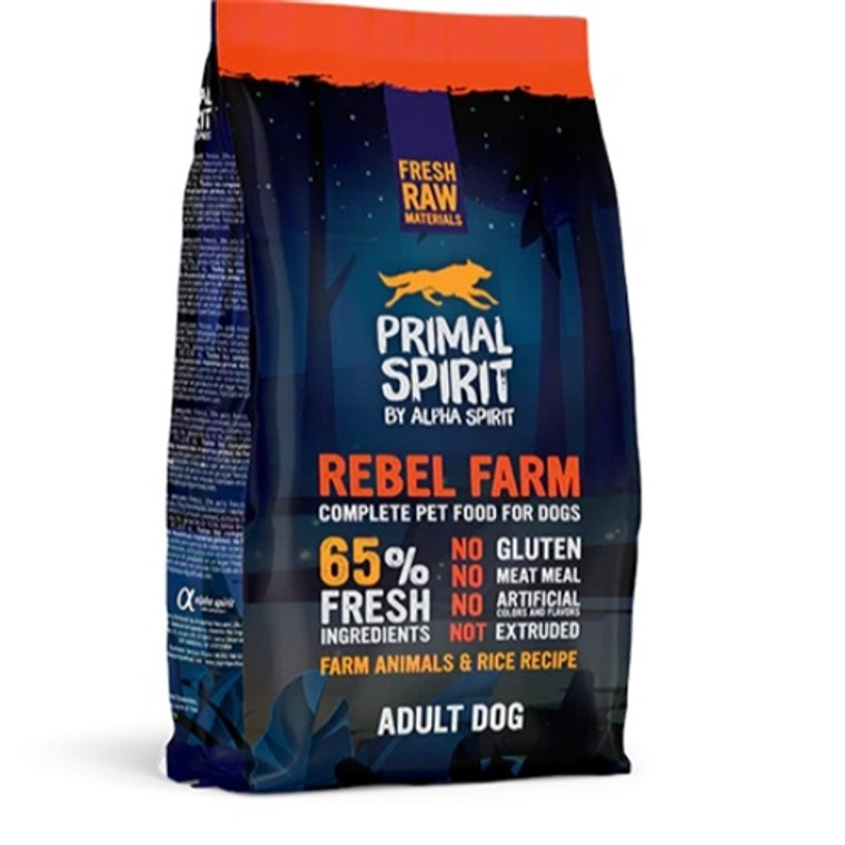 Primal 65% Rebel Farm Dog Food