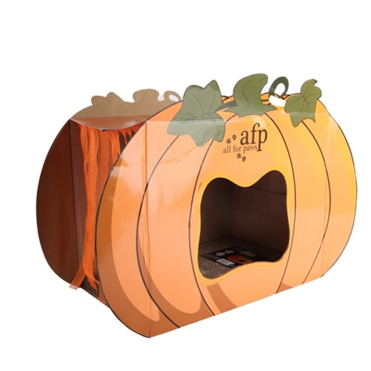 Pumpkin Cat Scratcher Cave