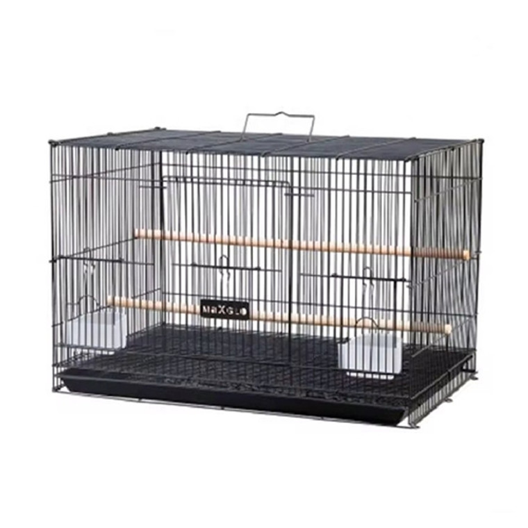 Saas Bird Cage L 60x43x40 CM (Black)