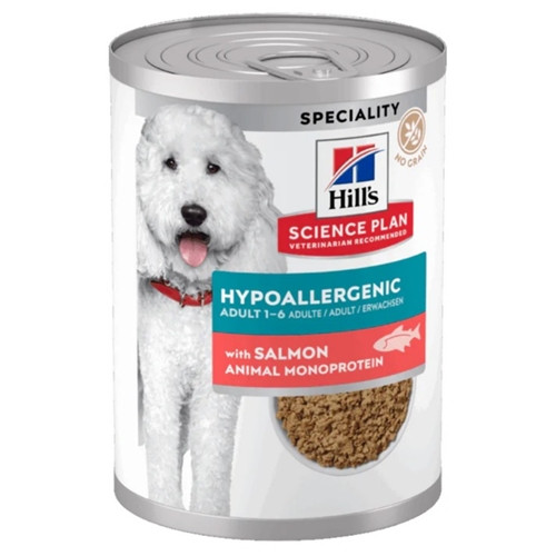 Hill’s Science Plan Hypoallergenic Adult Wet Dog Food with Salmon- 363g