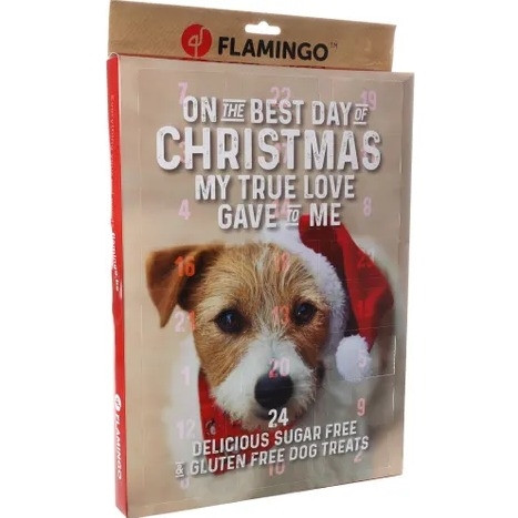 CHRISTMAS CALENDAR CHICK'N SNACK DOG 24PCS 295G
