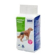 Comfort Nappy: Disposable diapers for Female dogs size 6.5