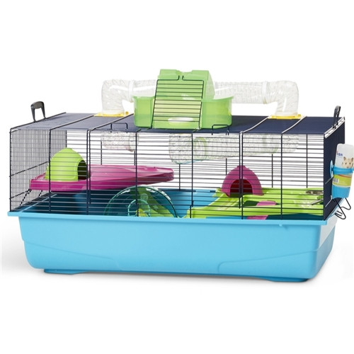 Hamster Heaven Metro - navy blue (special edition Lixit) 80 x 50 x 38 cm