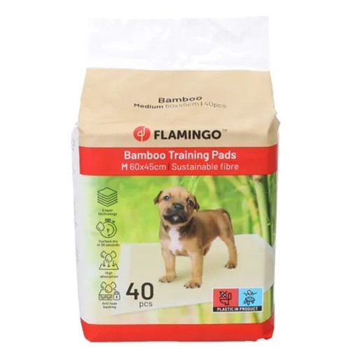 TRAINING PAD BAMBOO PADU M 60x45CM 40PCS