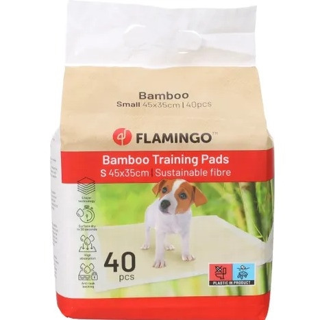 TRAINING PAD BAMBOO PADU S 45x35CM 40PCS