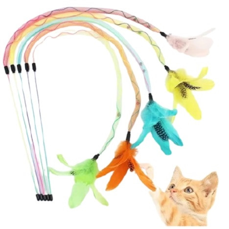 Saas Extra-long Elastic Mesh Cat Teaser