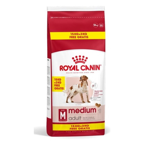 SIZE HEALTH NUTRITION MEDIUM ADULT 15+3 KG