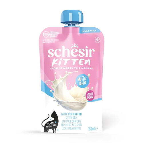 Schesir Baby-Goat Milk For Kitten -[Newborn to 2 months]-150ml