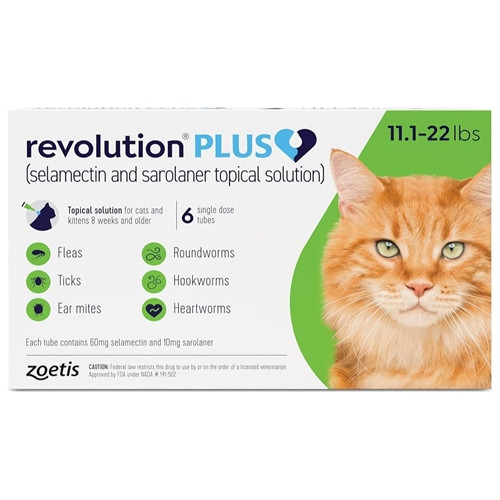 Revolution Plus for Cats 11.1-22LBS (60MG) 1ML