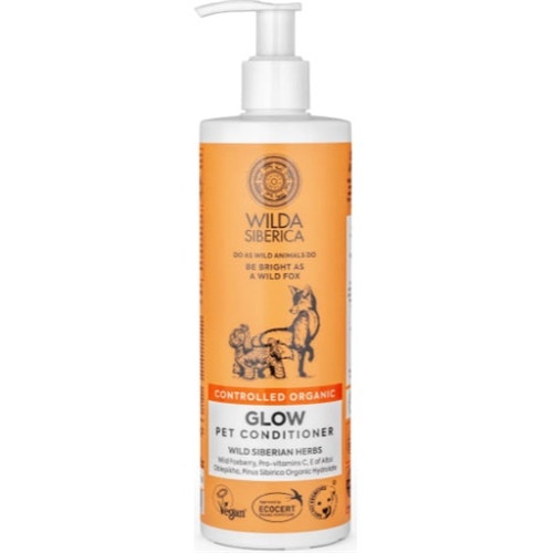 Wilda Siberica. Controlled Organic, Natural & Vegan Glow pet conditioner, 400 ml