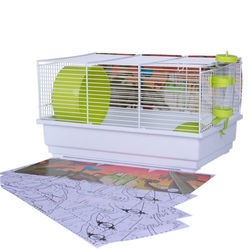 VOLTREGA SPAIN HAMSTER KIT 113B + PAINT CUT DINOS 39cmX 25.5 X22