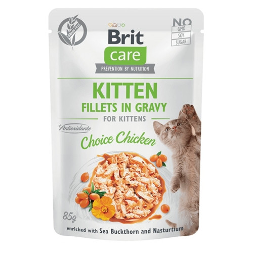 BCC Kitten. Fillets in Gravy Choice Chicken 85 g