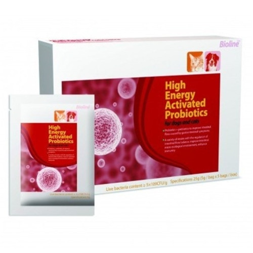 Bioline Activated Probiotics For Dogs & Cats [Weight - 25g]