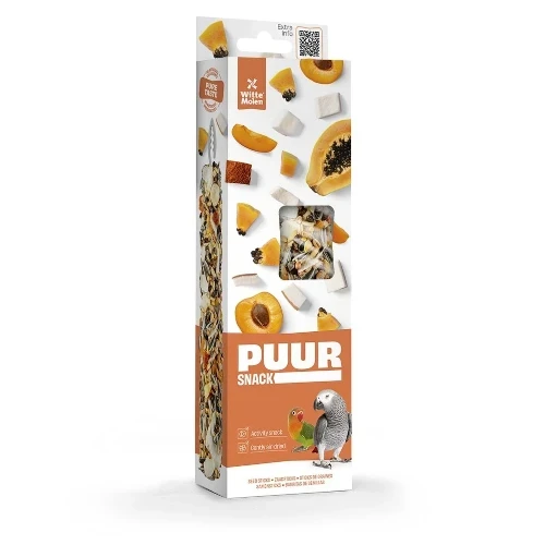 Witte Molen Puur Sticks With Peanut & Pineapple For Parrot -[Weight - 170g]