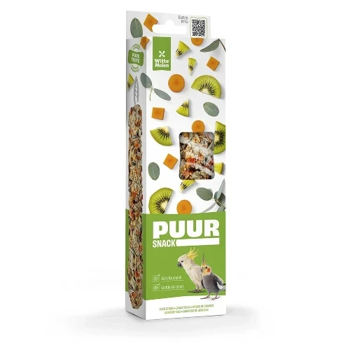 Witte Molen Puur Sticks With Kiwi & Eucalyptus For Large Parakeet - [Weight - 150g]