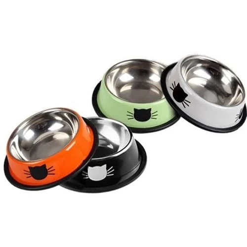 Saas Cat Ceramic Food Bowl 12x4 CM