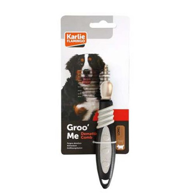 DEMAT COMB+HANDLE STRAIGHT BLADES - Pet World