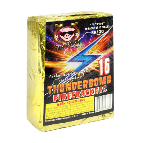 Thunderbomb Firecrackers 16s brick (40 pkgs)