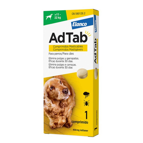 ADTAB 48 MG 1 COMPRIMIDO MASTICABLE PARA GATOS (>2,08,0 KG)