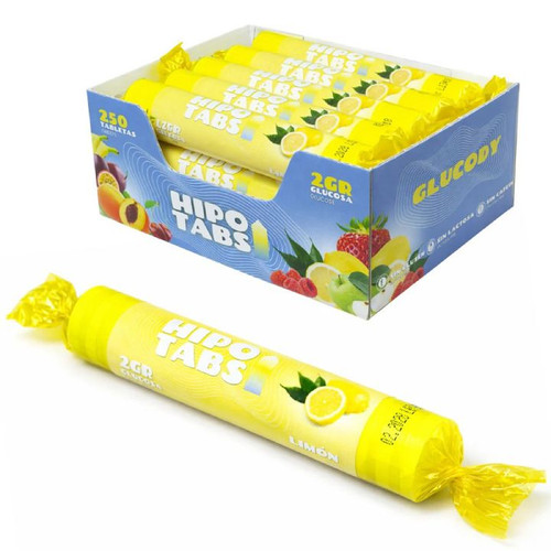 GLUCODY HIPOTABS 17 TABLETAS DE GLUCOSA LIMON
