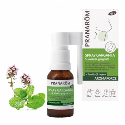 Pranarom aromaforce spray garganta