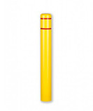 Yellow HDPE Bollard Cover, 5' long