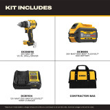 DEWALT 20V MAX XR 1/2-in. Brushless Cordless Drill/Driver Kit with 6Ah FLEXVOLT Battery