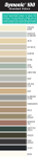 Tremco Dymonic 100 Color Chart