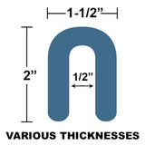 Horseshoe Shim Econ-O-Shim 10-Series 1.5" x 2"