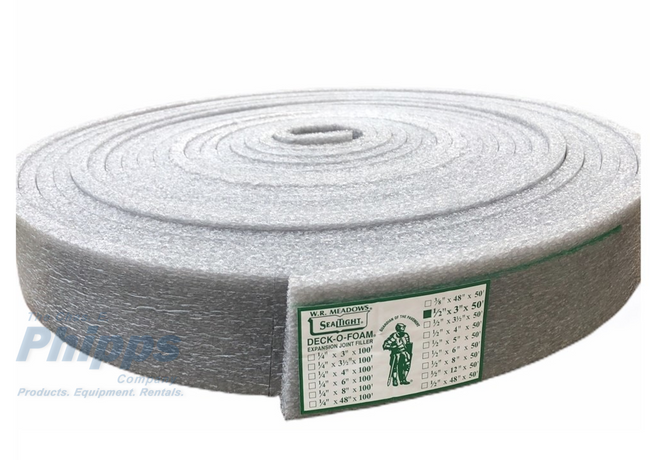 Deck-O-Foam Lightweight Expansion Joint Filler