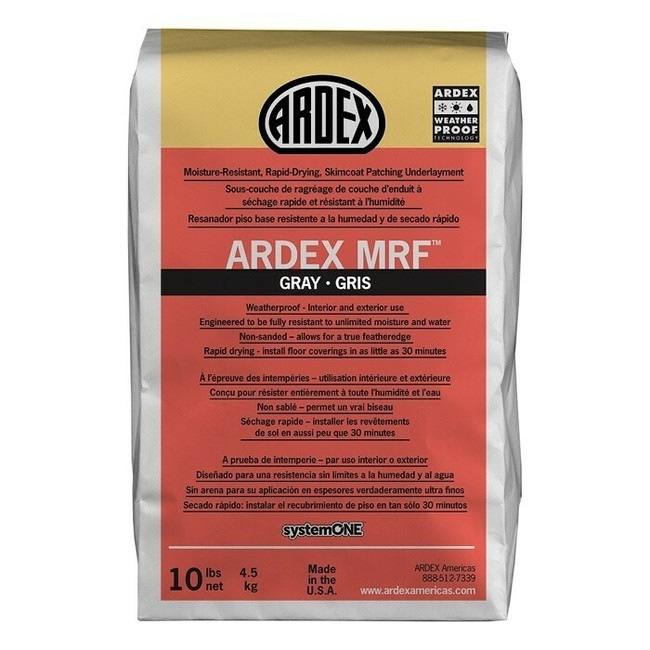 Ardex MRF Moisture Resistant Patching Underlayment 10 Pound Bag