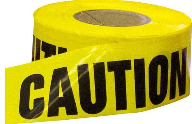 Caution Tape 3 inch x 300 foot roll