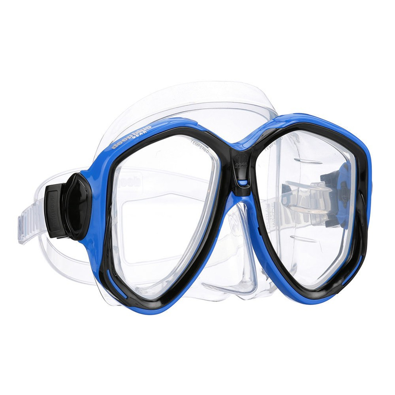 Oceanic Adult Snorkeling Set Snorkel Mask Flippers Bag Size Large / XL for  sale online