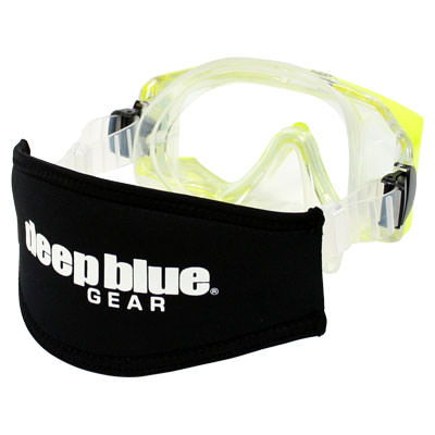 Trident Soft Neoprene Scuba Diving Mask Straps W/ Clips