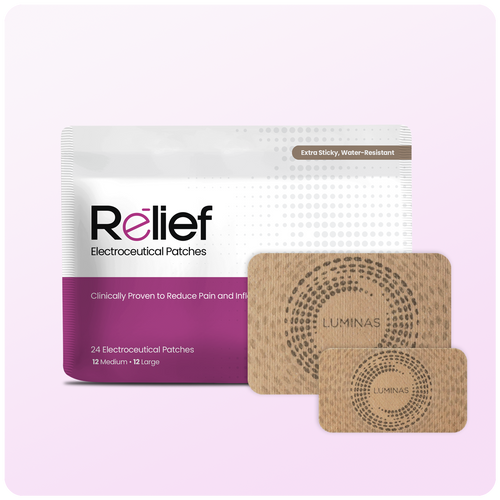 Relief Tan - 24 Hour Natural Pain Relief Patches (Water-resistant)