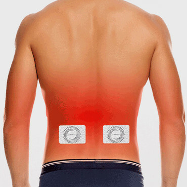 Pain Relief Patch Placement on Back #3