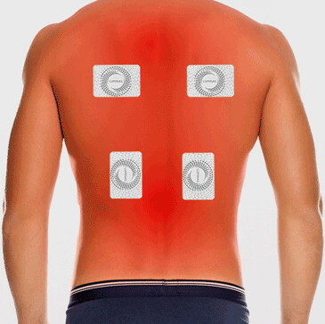 Pain Relief Patch Placement on Back #1