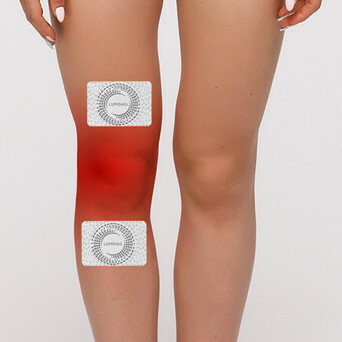 Pain Relief Patch Placement on Knees #4