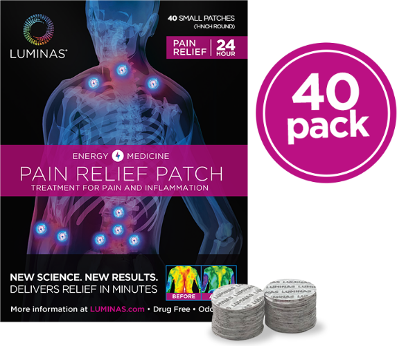 LUMINAS Small Round Pain Relief Patches