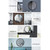 Embellir Wall Mirror 70cm Round Makeup Mirror Frameless Bathroom Vanity