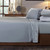 Royal Comfort 250TC Organic 100% Cotton Sheet Set 4 Piece Double Graphite