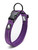 Heavy Duty Reflective Collar Purple M